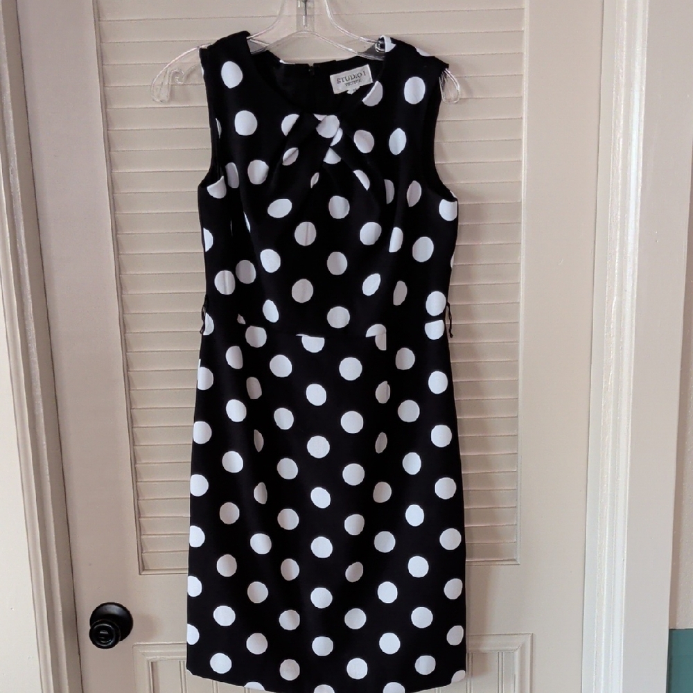 Black and White Polka Dot Dress